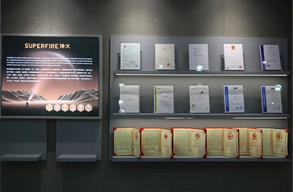 Einführung in die SUPERFIRE-Ausstellungs halle für Marken produkte