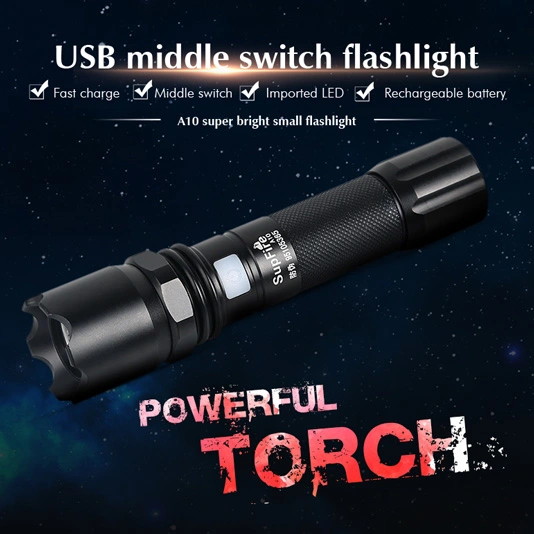 SUPER FIRE A10 324 Lumen taktische LED-Taschenlampe mit Strobe