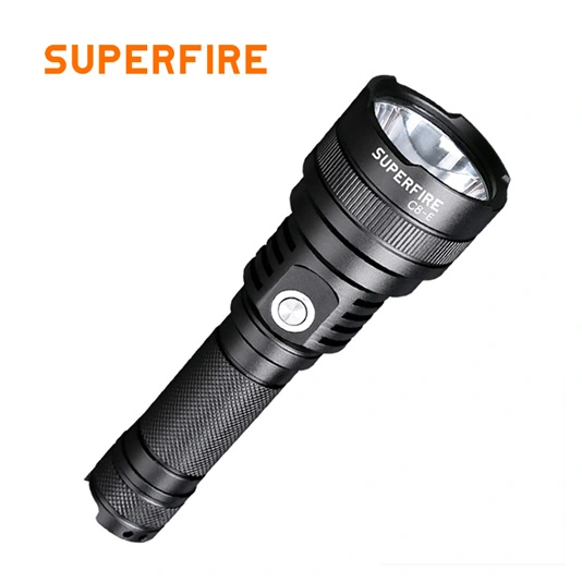 SUPER FIRE C8-E 600 Lumen Mini wiederauf ladbare taktische Taschenlampe