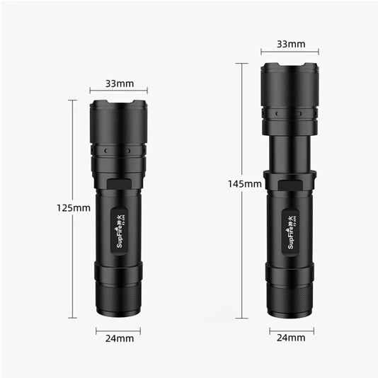 SUPER FIRE F3-XPE 260 Lumen Taschen taktische Taschenlampe