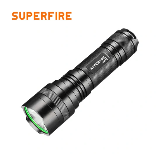 SUPER FIRE L6-XPE 300 Lumen Straf verfolgung Taktische Taschenlampe