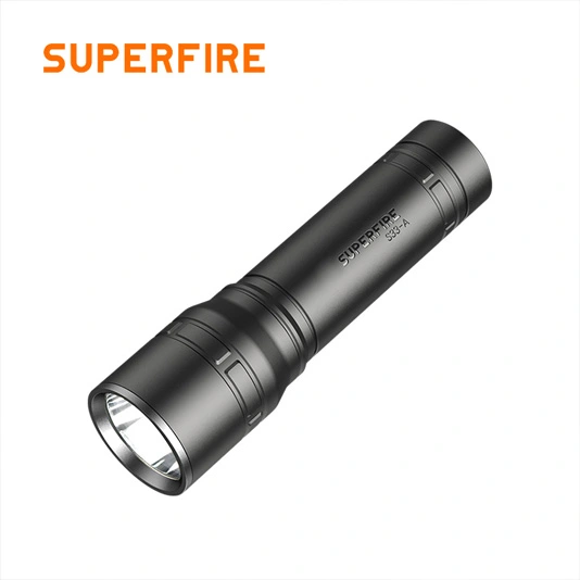 SUPER FIRE S33-A 125 Lumen Mini Taktische Taschenlampe USB Wiederauf ladbar