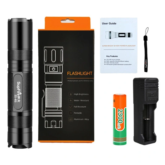 SUPER FIRE S5-R5 450 Lumen Mini-LED-Taschenlampe