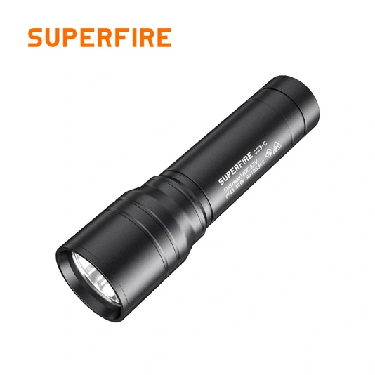 SUPER FIRE S33-C 209 Lumen Helle taktische Taschen-Taschenlampe
