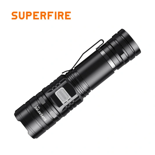 SUPER FIRE V8-S 2000 Lumen Taktische Taschenlampe Wiederauf ladbar