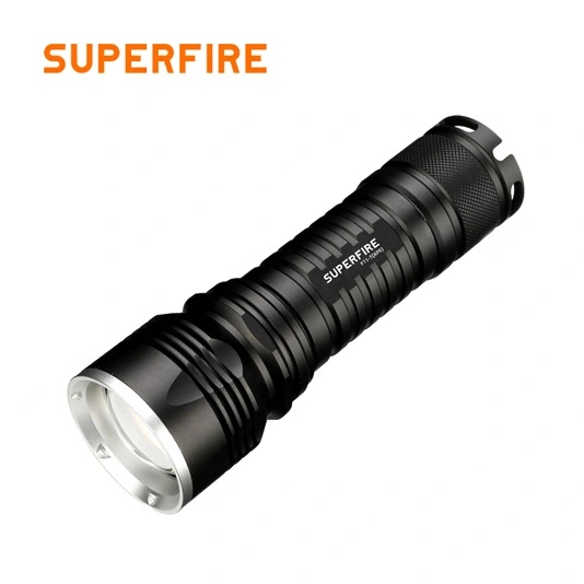SUPER FIRE F11-T 10W Cree LED wiederauf ladbare Zoom Taschenlampe