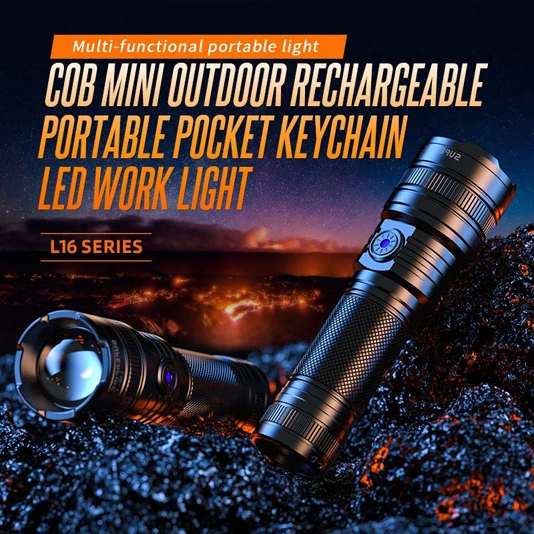 SUPER FIRE L16-T/L16-X wiederauf ladbare Teleskop Zoom Taschenlampe