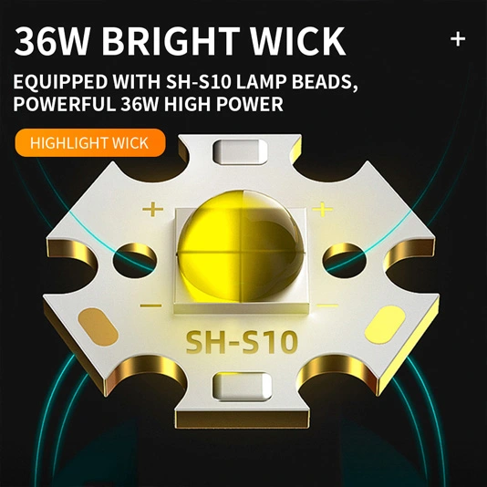 SUPER FIRE R1-G 2300 Lumen Zoombar Hochleistungs-USB-Typen Wiederauf ladbare Taschenlampe