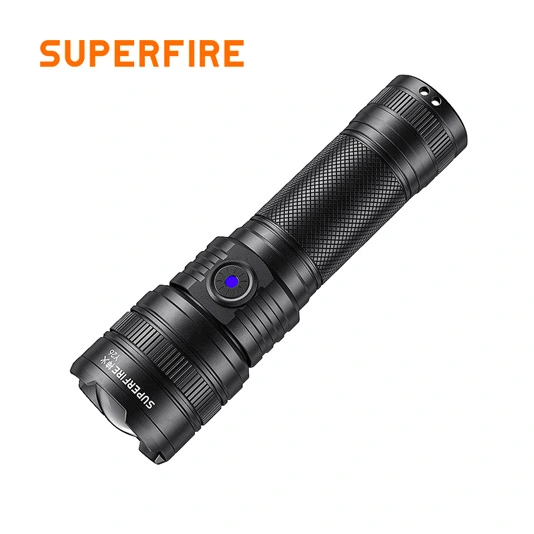 SUPER FIRE Y26 2000 Lumen Teleskop fokus Zoombare Taschenlampe