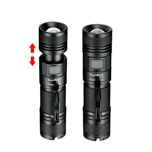 SUPERFIRE A2-S 800 Lumen Power Taschenlampen