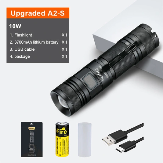SUPERFIRE A2-S 800 Lumen Power Taschenlampen