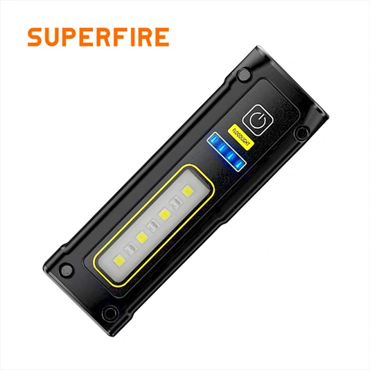 SUPER FIRE EF01 470 Lumen kleine magnetische COB-Taschenlampe