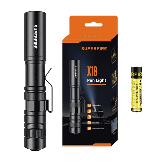 SUPER FIRE L28/X18 121 Lumen Stift Taschenlampen