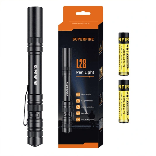 SUPER FIRE L28/X18 121 Lumen Stift Taschenlampen