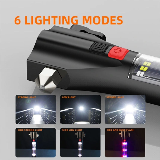 SUPER FIRE D30 Solar Wiederauf ladbare Multifunktions-Taschenlampen