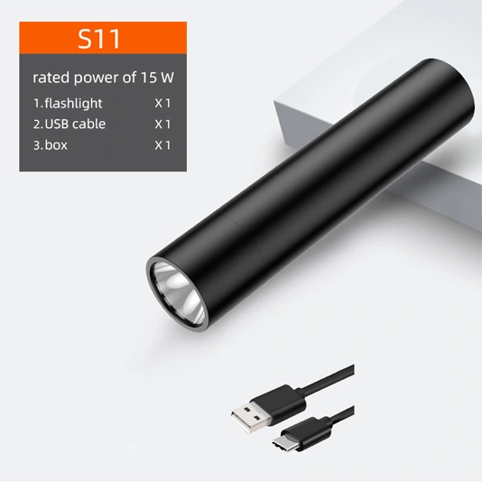 SUPER FIRE S11-P50 900 Lumen Mini USB Wiederauf ladbare Taschenlampe