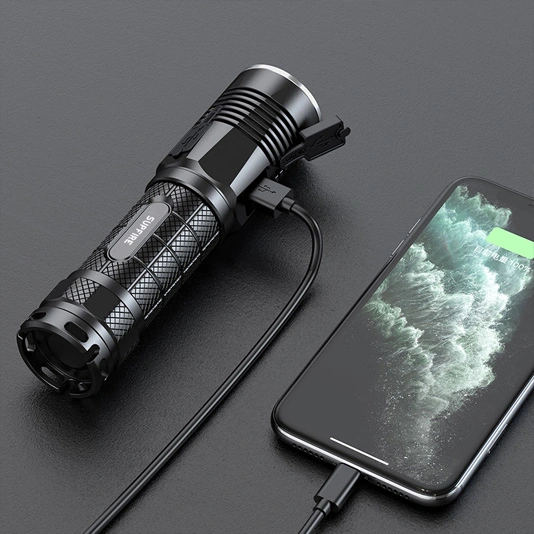 SUPER FIRE L5-S P50 900 Lumen Custom 26650 LED-Taschenlampe