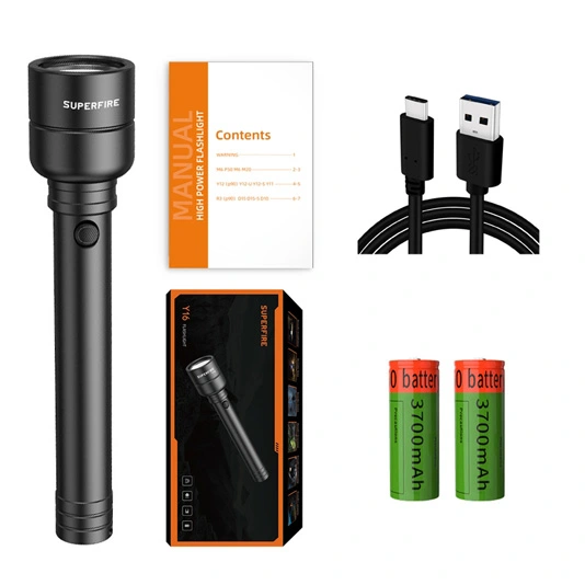SUPER FIRE Y16 1700 Lumen Hochleistungs-LED-Taschenlampe