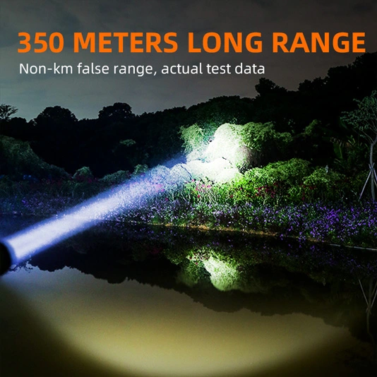 SUPER FIRE R3-P90 2000 Lumen 36W Power Bank Wiederauf ladbare Taschenlampe