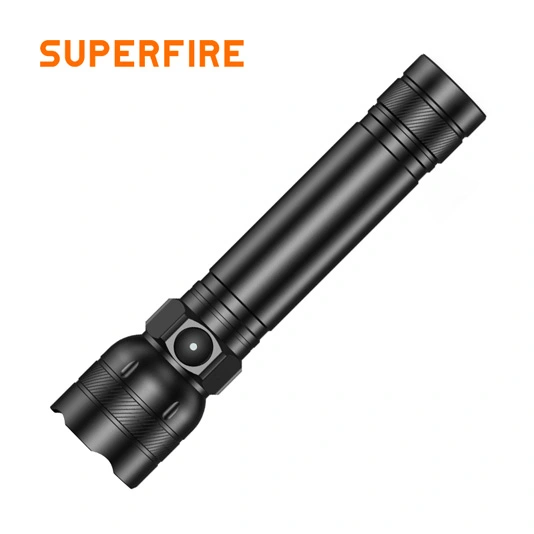SUPER FIRE L27 Super helle trockene Zelle Taschenlampe Wiederauf ladbar