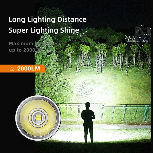 SUPER FIRE D18 Taschenlampe mit hoher Leistung
