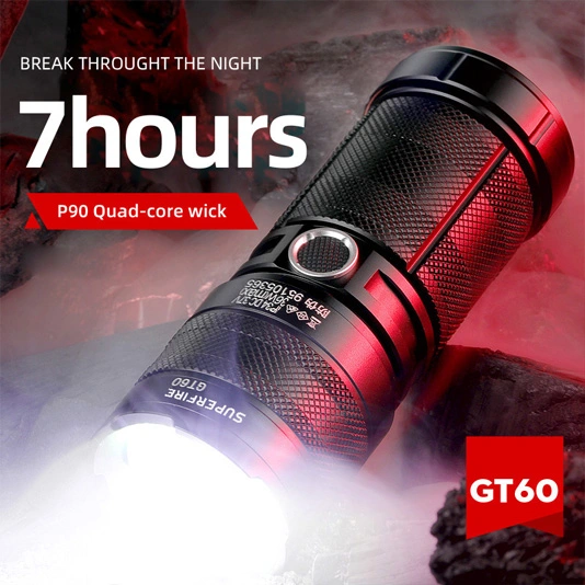 SUPER FIRE GT60 1680 Lumen Zoom Hochleistungs-Hand taschenlampe