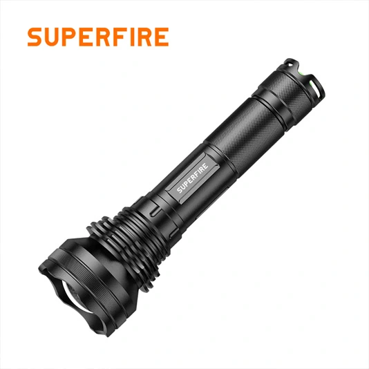 SUPER FIRE L3-P90 2700 Lumen 36W Zoomable LED Wiederauf ladbare Taschenlampe