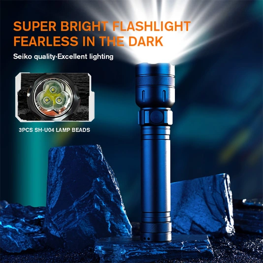 SUPER FIRE L27 Super helle trockene Zelle Taschenlampe Wiederauf ladbar
