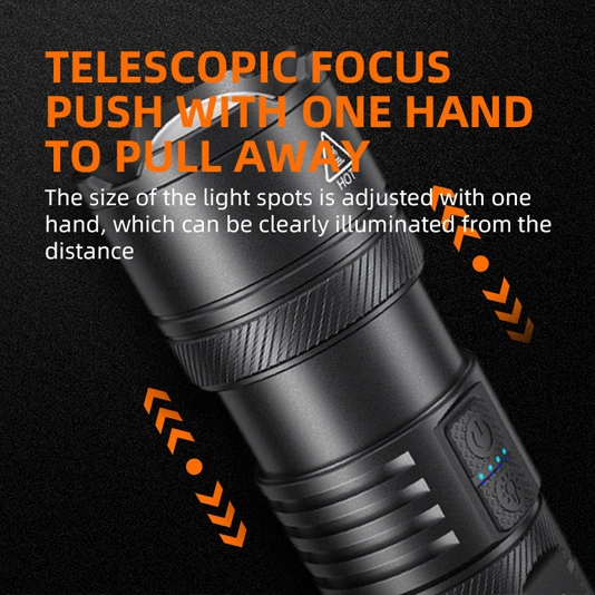 SUPER FIRE Y5 1200 Lumen 20W Wiederauf ladbare Taschenlampe mit Power bank