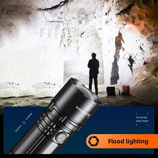 SUPER FIRE Y2 1355 Lumen Hochleistungs-Fern taschenlampe Wiederauf ladbar