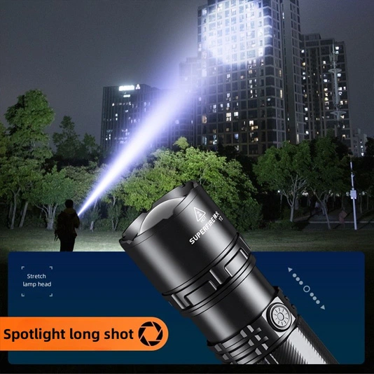 SUPER FIRE Y2 1355 Lumen Hochleistungs-Fern taschenlampe Wiederauf ladbar