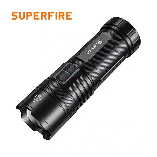 SUPER FIRE Y5 1200 Lumen 20W Wiederauf ladbare Taschenlampe mit Power bank