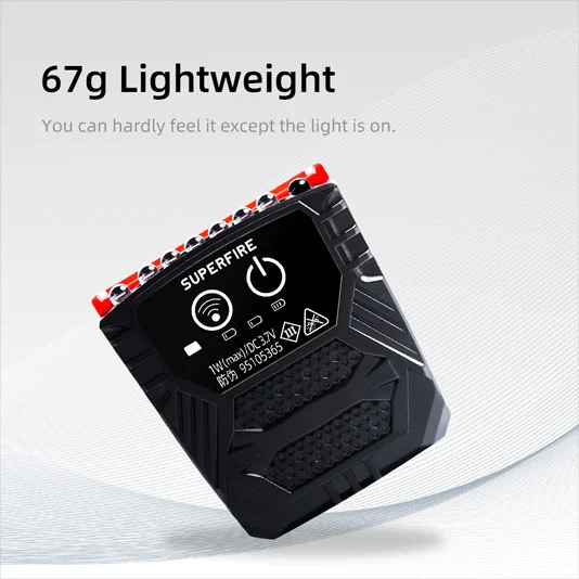 SUPERFIRE CL01 Sensor kappen leuchte