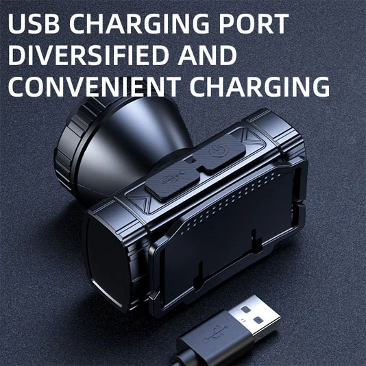 SUPERFIRE HL96 USB-Ladescheinwerfer mit großer Reichweite