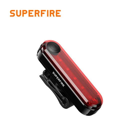SUPER FIRE BTL01 Wiederauf ladbare Fahrrad Rücklicht
