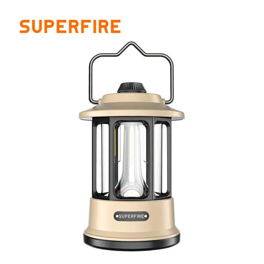 SUPER FIRE T35 Wiederauf ladbare Notfall-LED-Laterne für Stromausfall