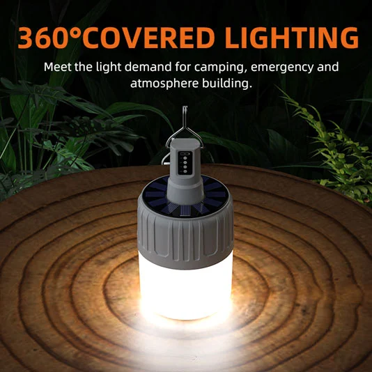SUPER FIRE T26-S Solar wiederauf ladbare LED Camping Laterne Licht