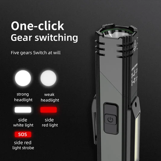 SUPER FIRE G19 Multifunktion ales wiederauf ladbares COB-Arbeits licht mit magnetischer Basis