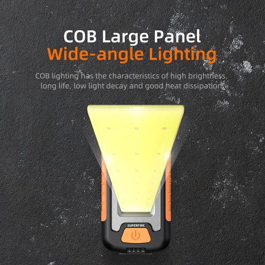 SUPER FIRE G21 Wiederauf ladbare COB Wasserdichte Mini Tragbare LED-Arbeits leuchte