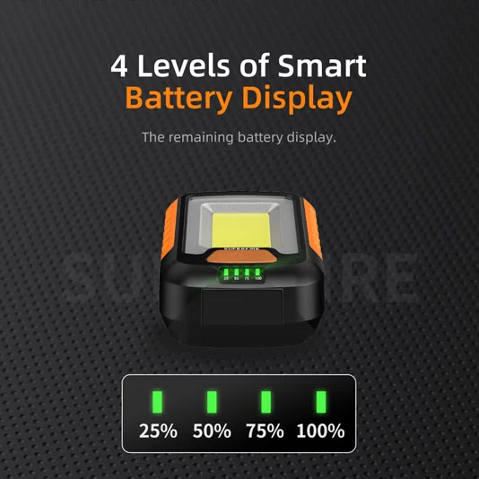 SUPER FIRE G21 Wiederauf ladbare COB Wasserdichte Mini Tragbare LED-Arbeits leuchte