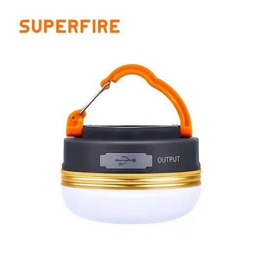 SUPER FIRE T60/T60-A Power Bank Camping licht