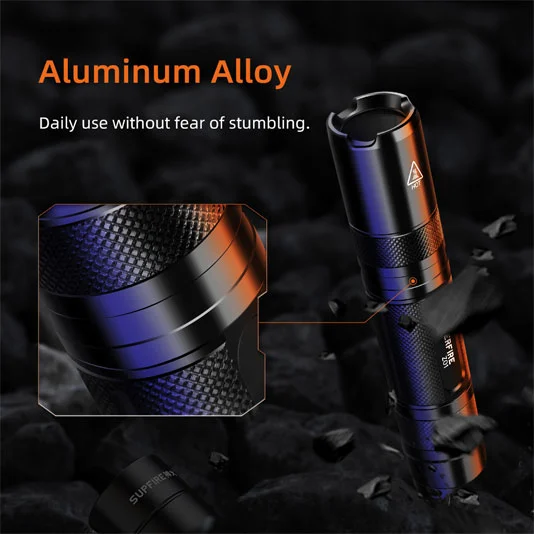 SUPER FIRE Z01 Wiederauf ladbare 365nm UV-Fackel