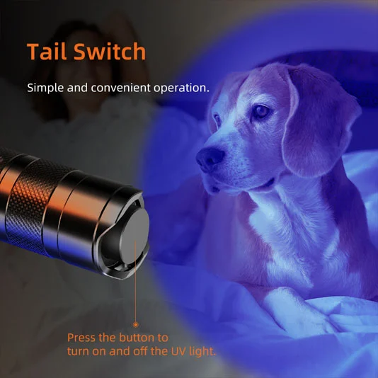 SUPER FIRE Z01 Wiederauf ladbare 365nm UV-Fackel