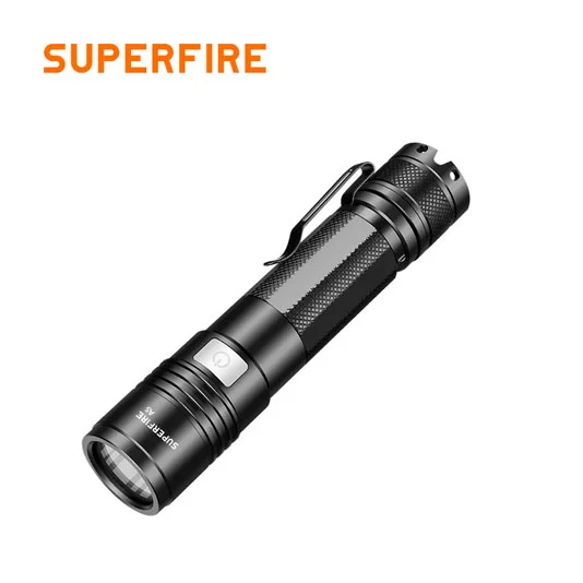 SUPER FIRE A5 395nm wasserdichtes kleines schwarzes Hand-UV-Taschenlampe licht