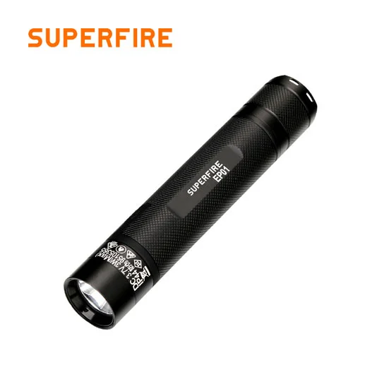 SUPER FIRE EP01 Mini Eigens ichere LED-Taschenlampe Wiederauf ladbar und Explosions sicher