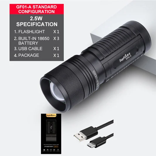 SUPERFIRE GF01 Angeln Taschenlampe