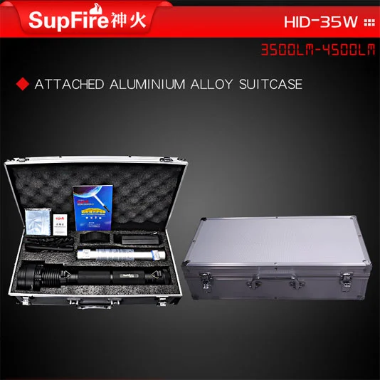SUPER FIRE HID 35W 3500 Lumen kleine HID Xenon Taschenlampe