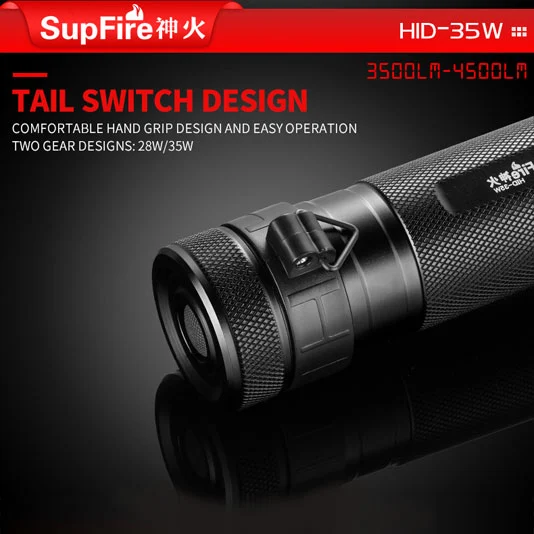 SUPER FIRE HID 35W 3500 Lumen kleine HID Xenon Taschenlampe