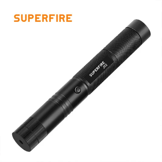 SUPER FIRE J02 Kleine LED Wiederauf ladbare Taschenlampe mit Laserpointer