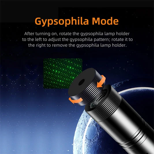 SUPER FIRE J02 Kleine LED Wiederauf ladbare Taschenlampe mit Laserpointer